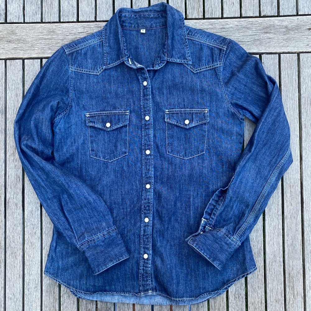 Muji Blue Denim Shirt